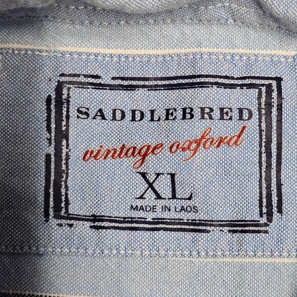 Saddlebred Long Sleeve Button Down Shirts Multicolor 7 Pieces Sets Men's Size XL - Picture 7 of 15